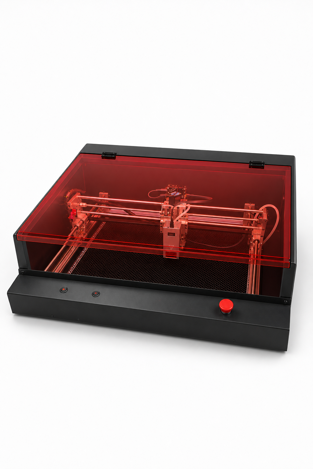 Magia Roja v3 CNC with its red lid closed